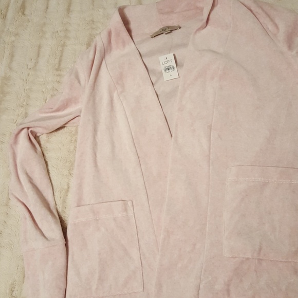 Loft Velour Open Cardigan - Picture 2 of 4